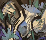 Abstrakte Serie blau