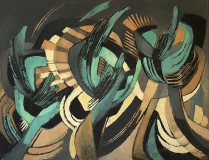 Galerienboote, abstrakte Serie